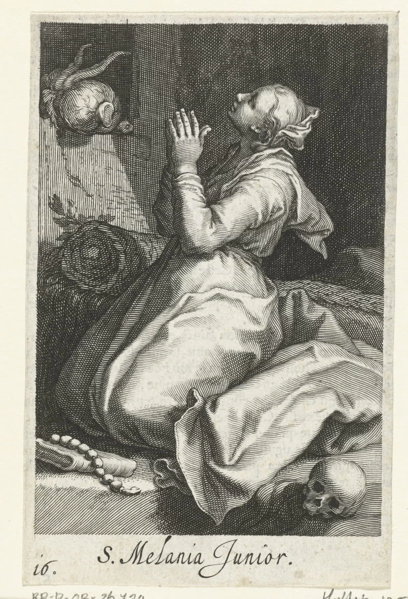 Santa Melania la Giovane come eremita - Rijks Museum, Amsterdam